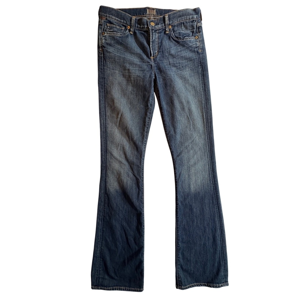 Citizens of Humanity Bootcut‎ Jeans Womens 28 Blue Medium Wash Low Rise Denim